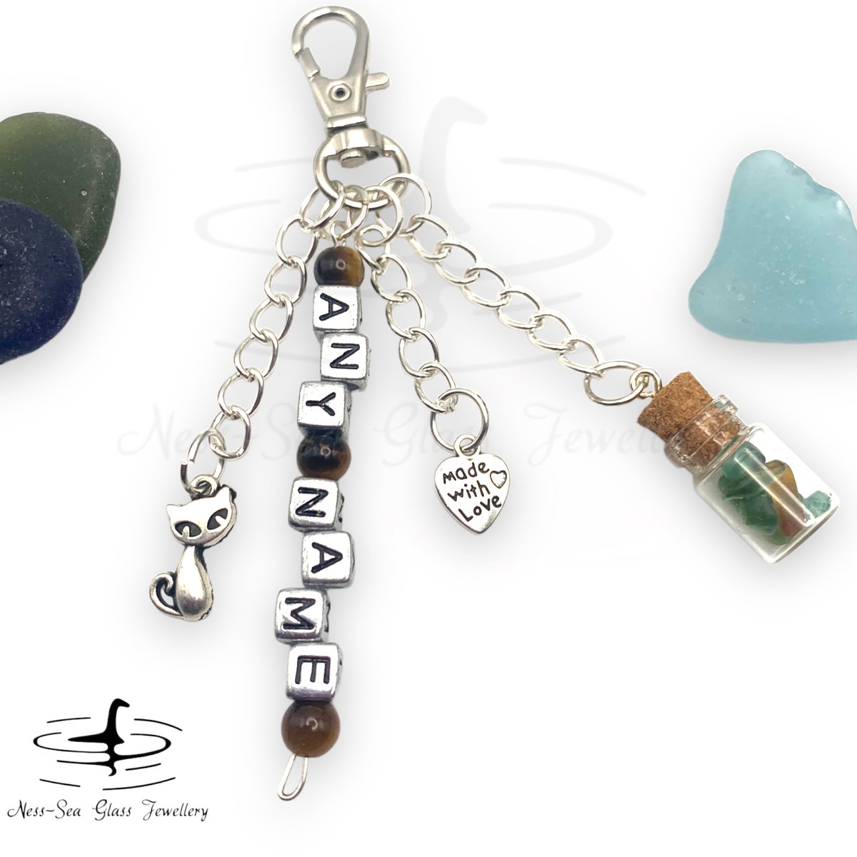 Ness_SeaGlass's tweet photo. Loch Ness Sea Glass Beaded Bag Charms / Keyrings made with Sea Glass from magical, mystical Loch Ness
Personalisation option available.
Perfect stocking fillers.
Can send direct with free gift wrapping &amp; message
https://t.co/yDI5BzoudH
#MHHSBD #EarlyBiz https://t.co/BIqry3SiUH