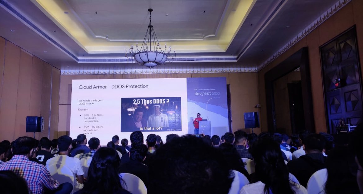 ayushmokal6's tweet photo. @gdgmad @GDGCloudMumbai #devfestbingo bingo 5 ( cringey meme on slides ) https://t.co/eY5vS2gaXQ