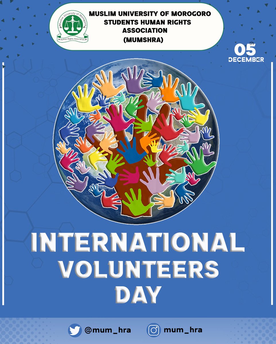 mum_hra's tweet photo. As the name suggests, it is a day to honor, recognize and celebrate the selfless individuals who volunteer their time and energy to help others and promote good causes. https://t.co/PNc9axyj4o