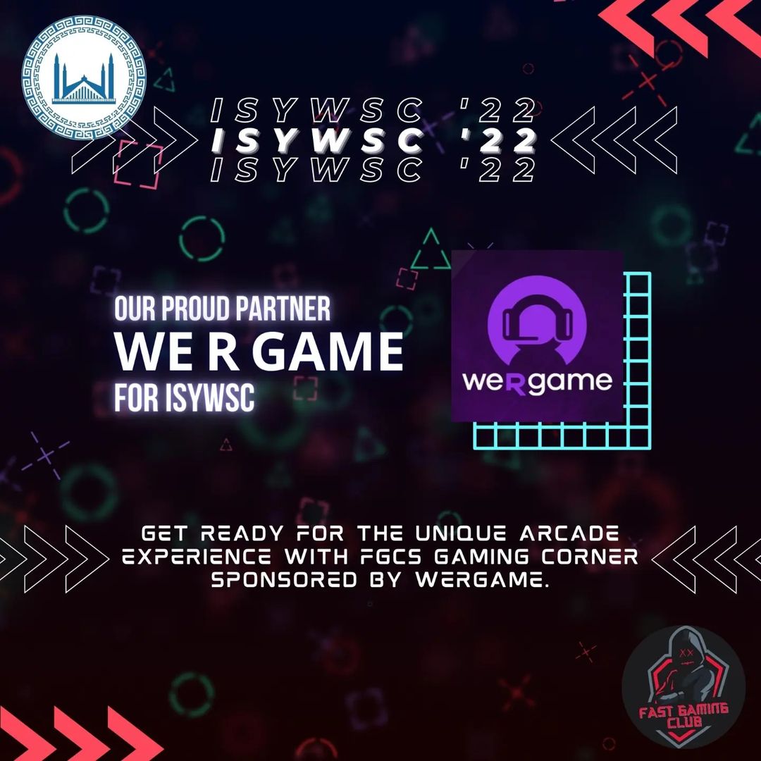 weRgame and Fast Gaming Club collaborated to bring gamers a unique arcade experience last weekend at Fast NUCES, Islamabad. Thank you to everyone who participated in FGC Gaming Corner.

#gaming #club #Fast #weRgame #playtorule