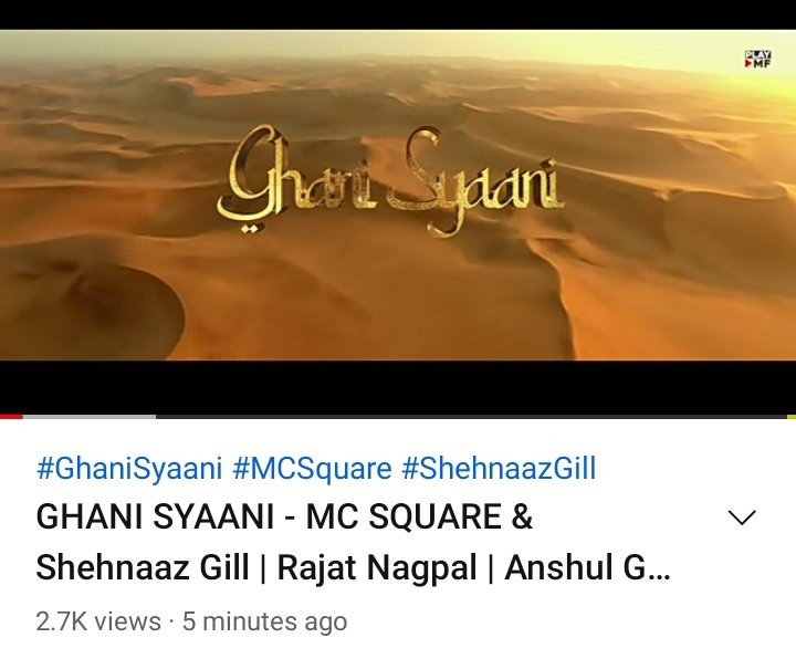 YA_SH_Is_Back__'s tweet image. Wowww 🤟 what a fantastic song it is 🎶. @mcsquare_7000 and @ishehnaaz_gill chemistry on 
fire 🔥.. #ShehnaazGill's Haryana accent and the rap of #MCSquare just wow banger music 💥
Sana's version is lit, rocking
Just loved it. This song #GhanSyaani deserves 2 be a blockbuster 💥
