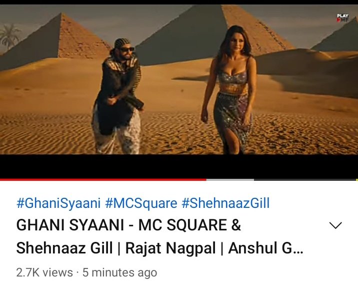 YA_SH_Is_Back__'s tweet image. Wowww 🤟 what a fantastic song it is 🎶. @mcsquare_7000 and @ishehnaaz_gill chemistry on 
fire 🔥.. #ShehnaazGill's Haryana accent and the rap of #MCSquare just wow banger music 💥
Sana's version is lit, rocking
Just loved it. This song #GhanSyaani deserves 2 be a blockbuster 💥