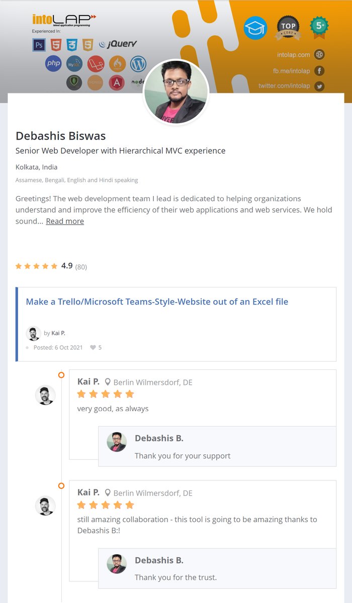 intolap's tweet image. Here arrives another 5-star feedback from our valued client (𝐊𝐚𝐢 𝐏, 𝐁𝐞𝐫𝐥𝐢𝐧 𝐖𝐢𝐥𝐦𝐞𝐫𝐬𝐝𝐨𝐫𝐟, 𝐃𝐄) for the V2 of his continued.

𝐇𝐢𝐫𝐞 𝐔𝐬 𝐟𝐨𝐫 𝐲𝐨𝐮𝐫 𝐧𝐞𝐱𝐭 𝐰𝐞𝐛 𝐨𝐫 𝐦𝐨𝐛𝐢𝐥𝐞 𝐚𝐩𝐩 𝐩𝐫𝐨𝐣𝐞𝐜𝐭.
pph.me/into-lap