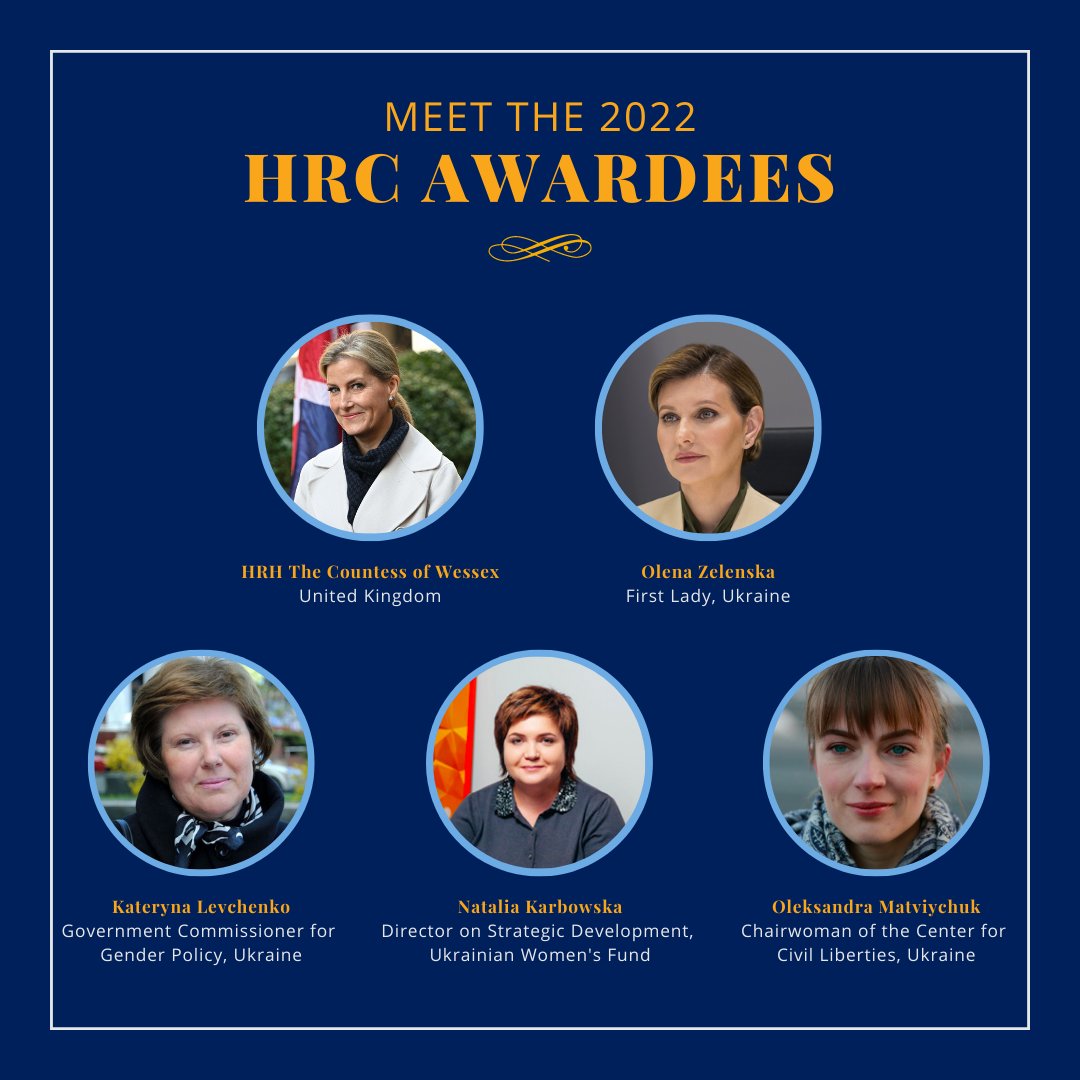The 2022 Hillary Rodham Clinton Awards, a celebration of extraordinary women advancing human rights, democracy and peace, today at @Georgetown 

@HillaryClinton will join @GIWPS to honor five exceptional women. #HRCawards 

Watch live from 11AM facebook.com/GIWPS