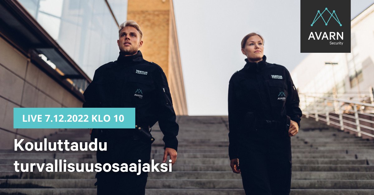 Avarn Security Suomi tweet media