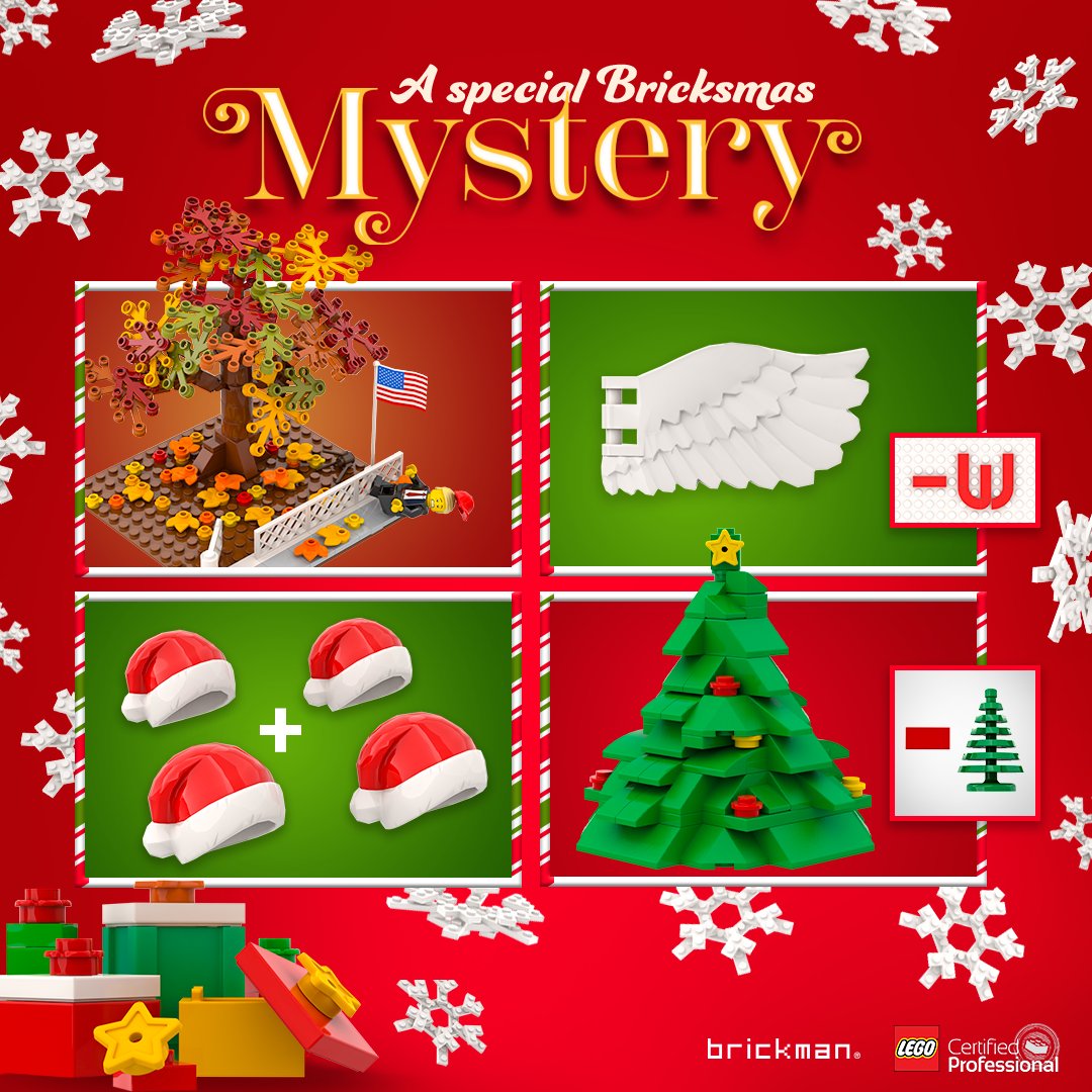 _TheBrickman's tweet photo. Well, well, well, if it isn't Christmas time already! You may need to be in a festive spirit to get this one! 🎄
Remember, no spoilers in the comments!🤐
If you want the answer, head to:
https://t.co/6jKApV9Z69
#LEGOPuzzle #MondayMysteries #LEGO #Christmas #Brickman https://t.co/PEl6ddRBHV