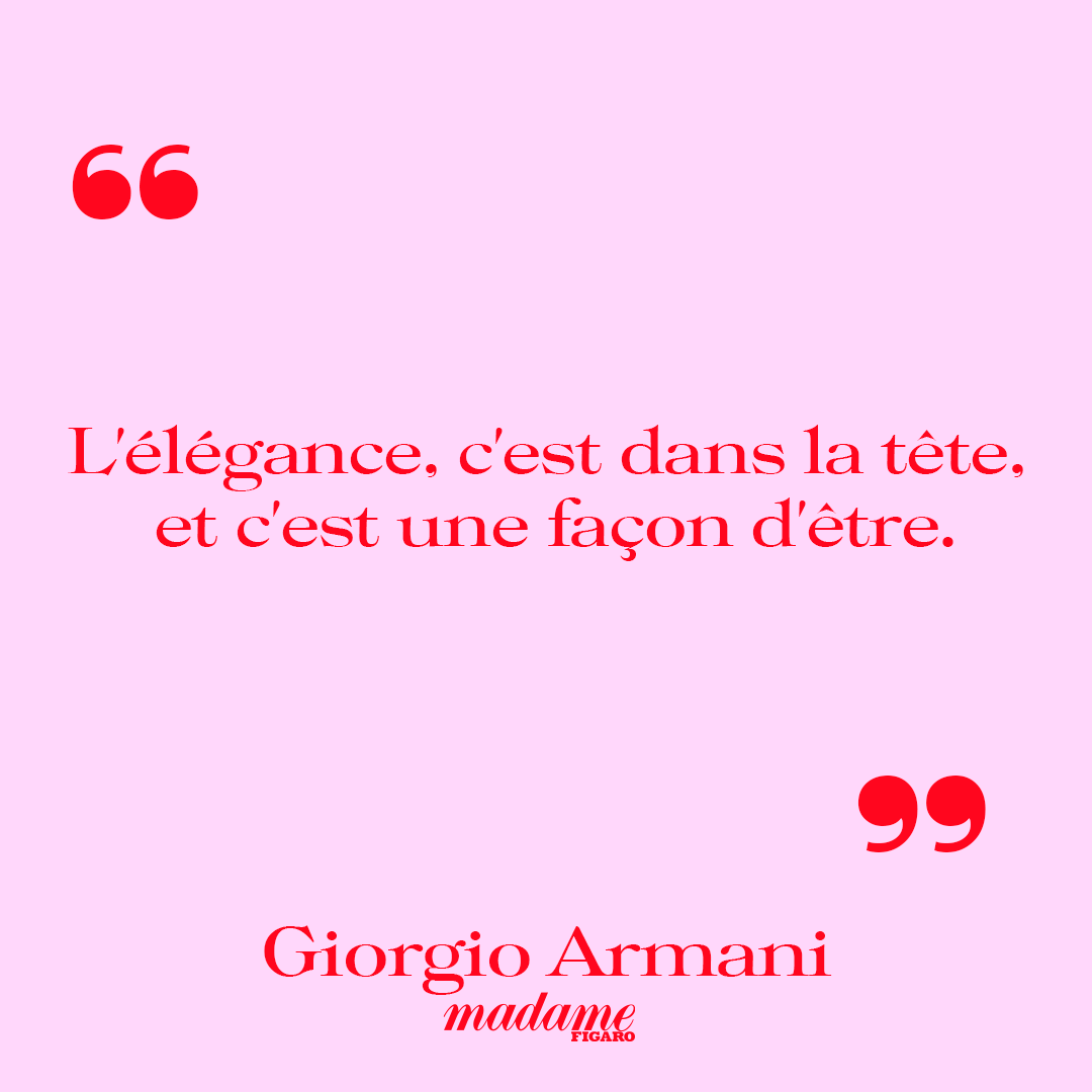 Madamefigaro's tweet photo. Giorgio Armani https://t.co/NHjpL55N6P