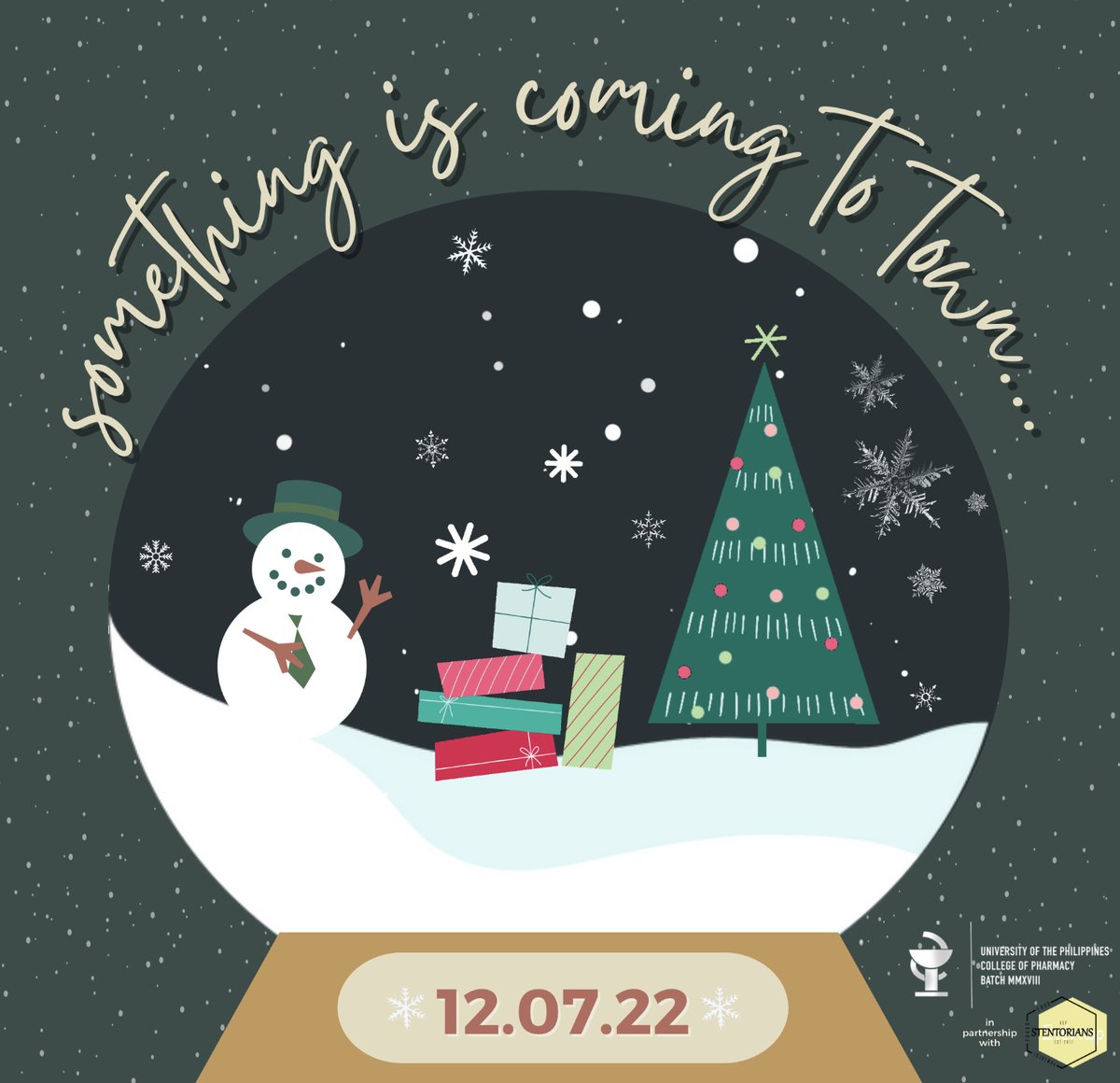 UPCP2018's tweet photo. Take a break from the acad stress and make your Christmas merrier by joining the UPCP Seniors' Christmas Raffle event! Get a chance to win exciting prizes that would surely make this season the most wonderful time of the year! 🥳🎉

#MaligayangPharmasko
#PharmaskoRaffle https://t.co/zUmP3GGlmV
