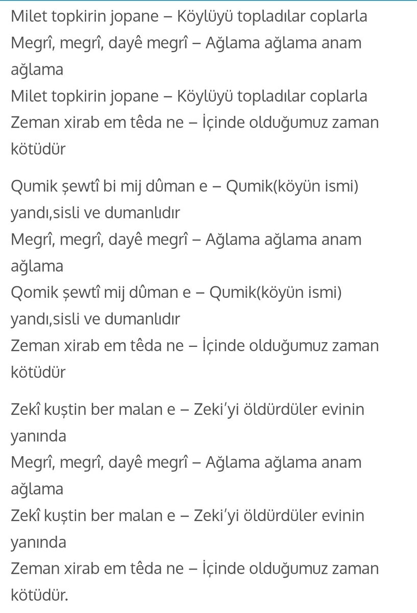 Burhimum's tweet photo. Ülkenin Cumhurbaşkanı ve İçişleri Bakanı, içinde "Askerler girdi, Bingöl yandı, Komutan imansızdır, köylüyü coplarla topladılar, Zeki'yi öldürdüler" gibi sözler geçen, Zeki adında gebertilen bir pkklı için yazılmış olan şarkıya alkışla eşlik ediyor.
Çıldırmamak elde değil. https://t.co/dhYQu2jp5U