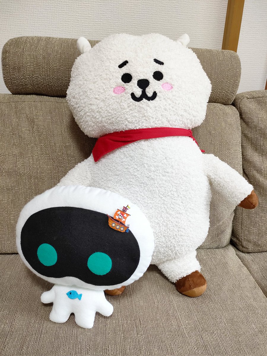 スーパースターJINのWootteoチャレンジARMY EVENT💜参加します③

３wootteoとRJ🚀💜大きさ比べ💜

#Jin #TheAstronaut #Wootteo_ARMY_EVENT