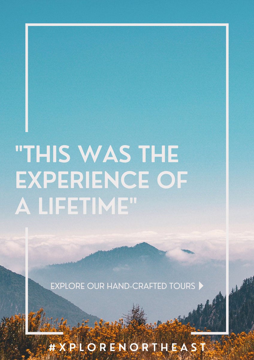 xplore_ne's tweet photo. Fall in love with the journey and not the destination
#explorepage #discoverpage #explorenortheast #lostinthemoment #livethedream #lovewhatyoudo #travel #northeasttourism #exploremore #roadtrip #travelphotography #travelgram #travelagent #experience #exclusive #explore #india https://t.co/RWv7eRYRwo