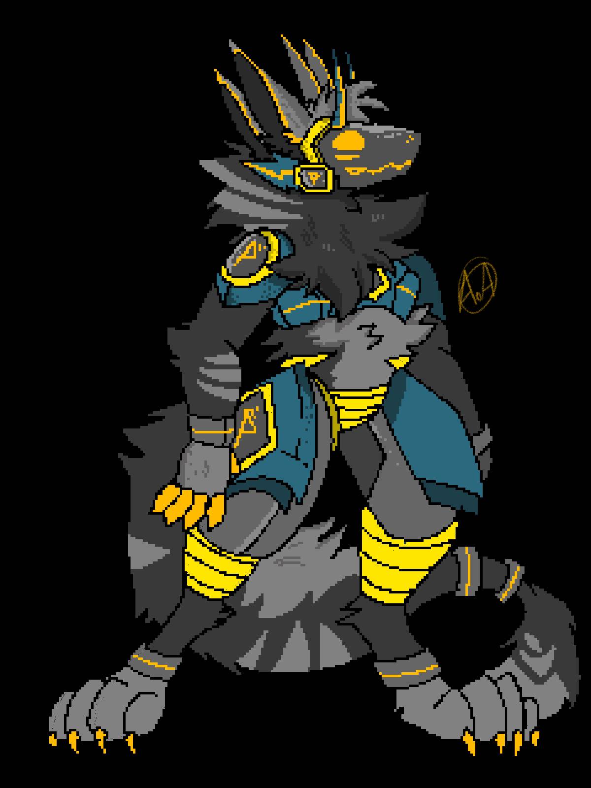 AI Art: Protogen Pokemon by @anonymous-1632068792338128267