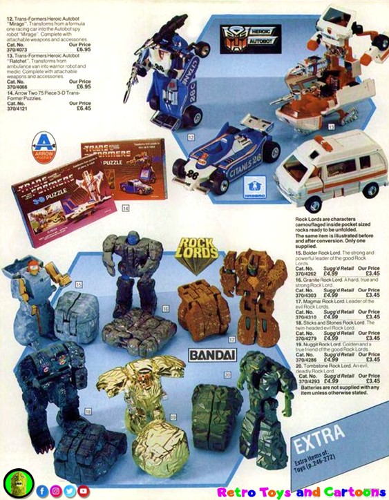 Retro History 𝙕 on Twitter "RT toys_retro The Transformers Rock