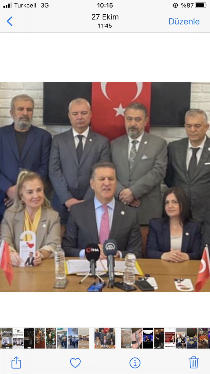 Kadına her zaman öncelik veren ve güvenen başta Anacığını hiç dilinden düşürmeyen nezaketli kadının gücüne inanan ve saygı duyan bir Genel Başkan ile <a href="/M_Sarigul/">Mustafa Sarıgül</a>  @TDP_turkiye çatısı altında çalışmak bir ayrıcalıktır Kadınımıza seçme ve seçilme hakkı veren yüce Atamıza saygı ile