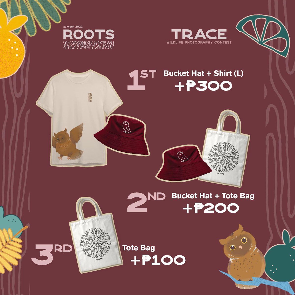 uno, dos, TRACE! 1️⃣ 2️⃣ 3️⃣ 📸

Join TRACE: Wildlife Photography Contest and get a chance to win CASH PRIZE along these special items that feature exclusive UPZS merchandise! 🦅✨

View the mechanics, and upload your photos here:
bit.ly/TraceZSWeek2022 📸