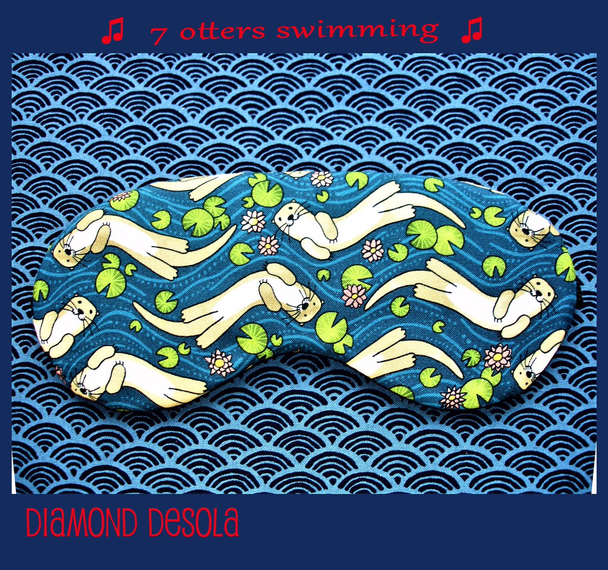 DiamondDesola's tweet photo. Otter 𦦠β€οΈ Cotton Sleep Mask in lovely Fabric Merchants Otter Print. UK Made #etsyshop #diamonddesola #evasemporium #otter #ottersoftwitter #givenatureahome #sleepmask #hibernatiin #naptime #gowiththeflow #supportsmall
https://t.co/Dp8FIaPPYV https://t.co/FjUMLj208S