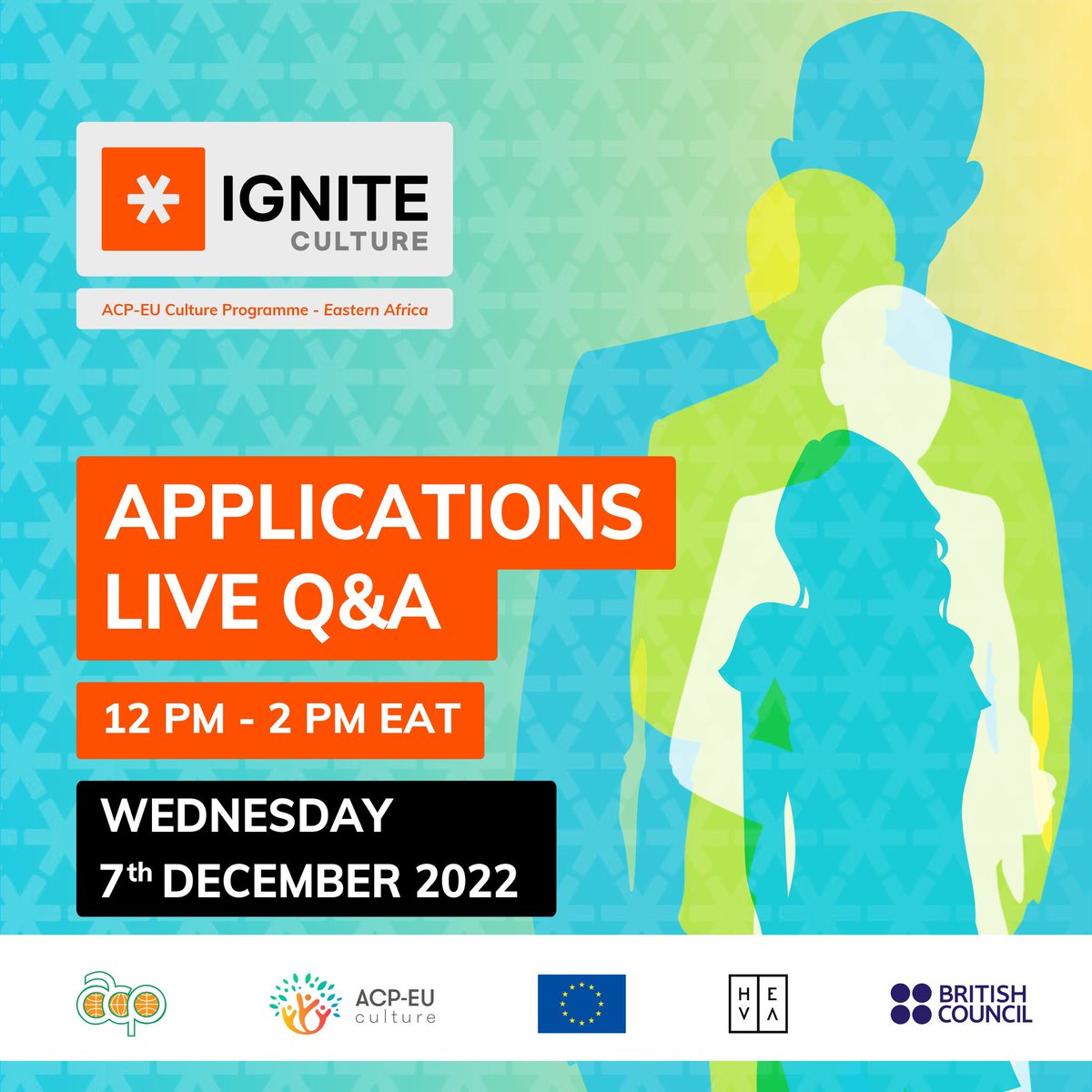 Happy Monday! We have only TWO days left to the Ignite Culture Applications LIVE Q&amp;A session for cycle 3! We’ve been receiving all your questions and we are looking forward to engaging with you on Wednesday💥 #IgniteCultureEA