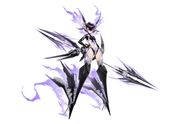 机动战姬聚变幽灵1号机2号机立绘  分别是是2019年和2020年画的 