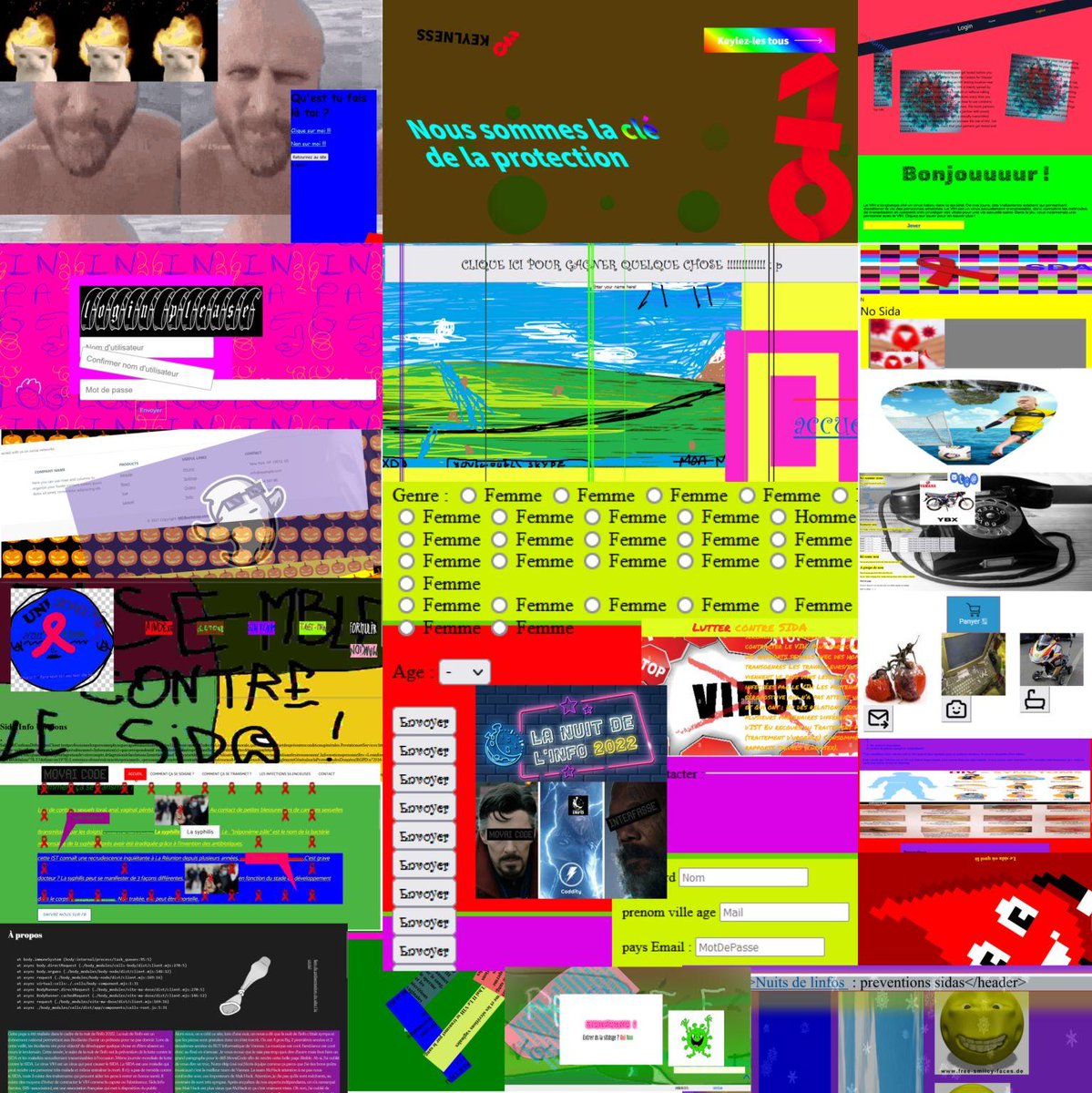 coddity's tweet image. Toutes nos félicitations aux 3 équipes qui ont remporté le challenge #movaicode INTERFASSE que nous avons donné à la @nuitinfo 2022 👏 Vos rendus était horribles, comme demandé 😀 Equipes venant de @IutParis , @iutlaval et @PolytechMontp