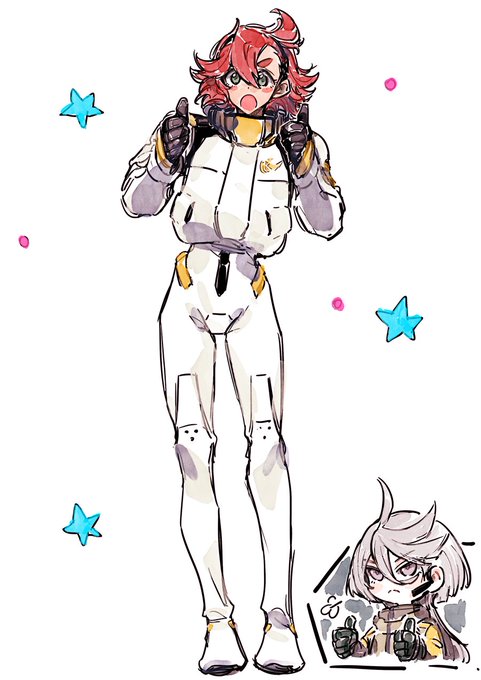 「blush pilot suit」 illustration images(Latest)