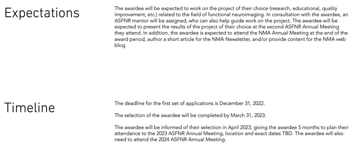 American Society of Functional Neuroradiology (@theasfnr) on Twitter photo 2023 <a href="/theASFNR/">American Society of Functional Neuroradiology</a>-<a href="/NationalMedAssn/">National Medical Association</a> Joint Award applications are being accepted this month!
***
asfnr.org/asfnr-nma-join…
***
Radiology residents, neuroradiology fellows, & junior faculty/in-practice radiologists. Trainees highly encouraged to apply!
#RadRes #NeuroRad #FutureRadRes 2023 <a href="/theASFNR/">American Society of Functional Neuroradiology</a>-<a href="/NationalMedAssn/">National Medical Association</a> Joint Award applications are being accepted this month!
***
asfnr.org/asfnr-nma-join…
***
Radiology residents, neuroradiology fellows, & junior faculty/in-practice radiologists. Trainees highly encouraged to apply!
#RadRes #NeuroRad #FutureRadRes