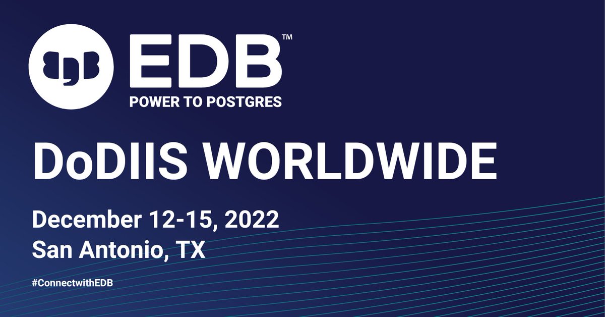 johnnyq72's tweet image. Are you headed to #DoDIIS 2022? Come see us at booth 119 to learn how we can help you in your journey toward Postgres! okt.to/Ee5Zkp
#PowerToPostgres #PostgreSQL #DigitalTransformation #government #DIA