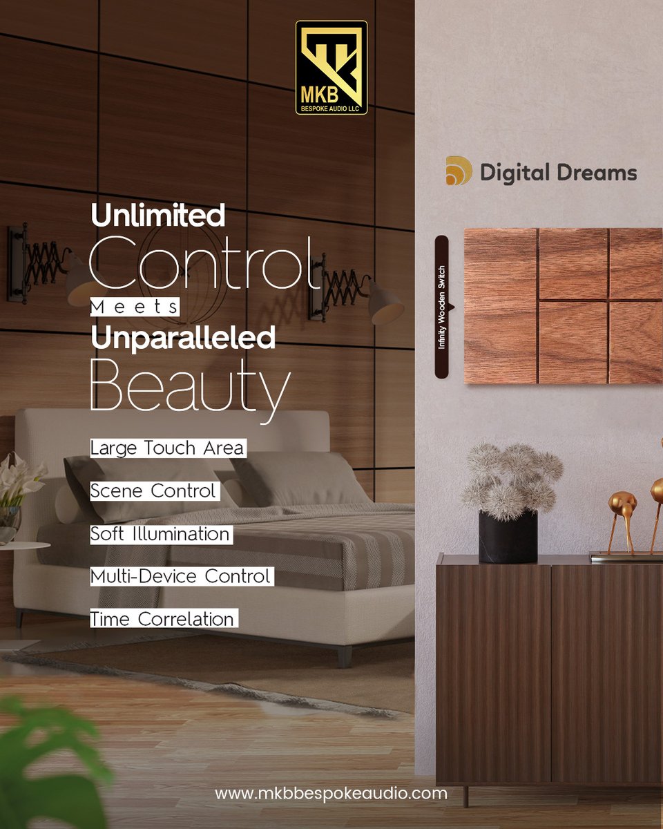 mkbbespokeaudio's tweet photo. Get the super-stylish, super-smart wooden switch from MKB - https://t.co/H9ZaoZHGLH!
#homeaudio #homeautomationsystem #homeaudiosystem #digitaldreams #brands #dubai #uaebusiness https://t.co/AAJzmncfD9