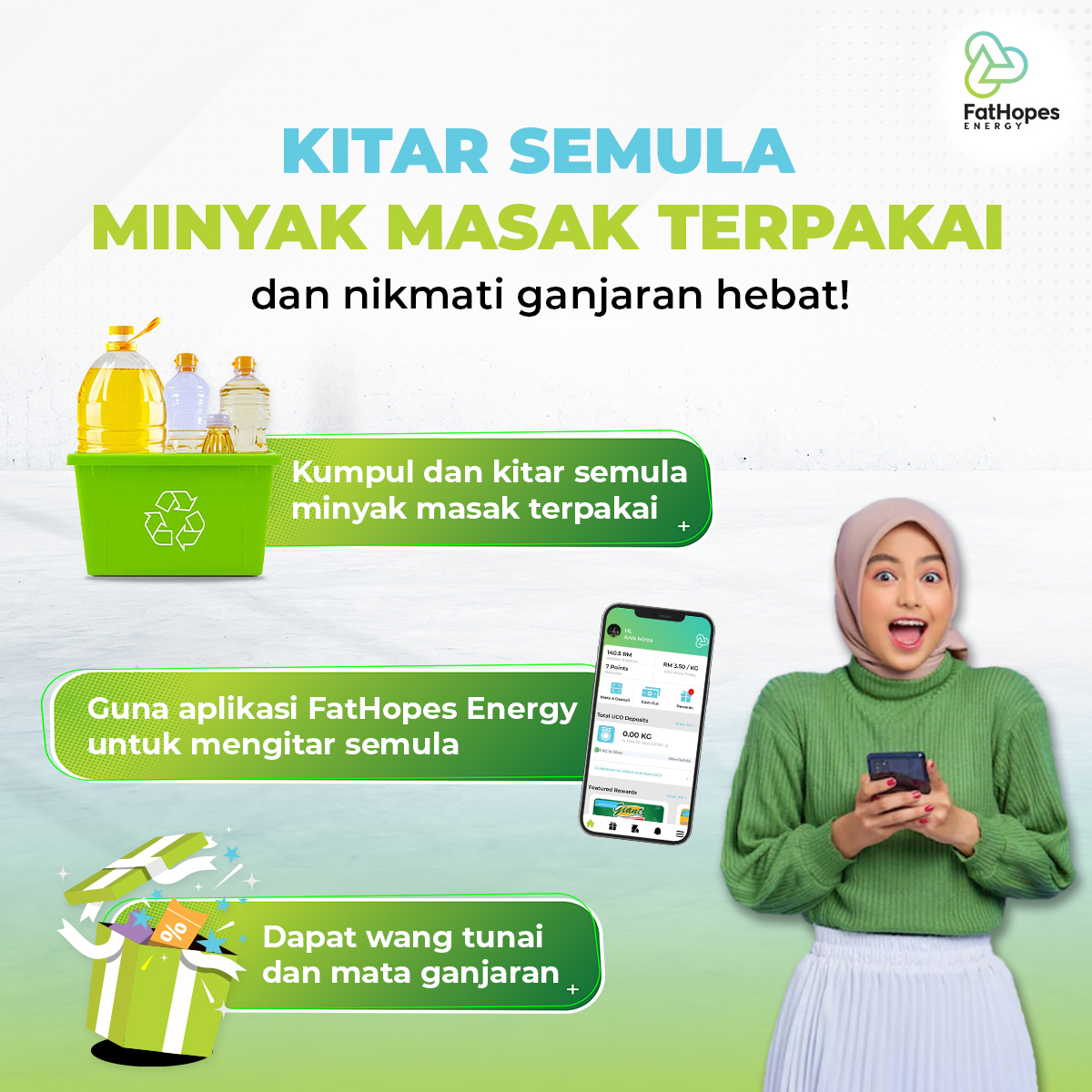 FatHopesEnergy's tweet photo. Tahukah anda sebanyak 760 juta gelen sisa minyak terpakai memasuki laut setiap tahun? 😕

Pelupusan minyak masak terpakai yang tidak betul boleh mengakibatkan pencemaran sistem pembetungan, kawasan perairan dan merosakkan kualiti tanah. https://t.co/5uvFwtMG8a