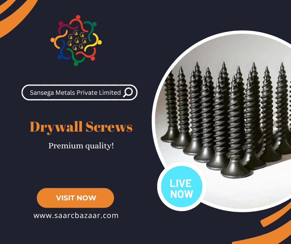 SAARCBazaar's tweet photo. Find high quality Clipboard screws on https://t.co/af8kKRNnNh
Visit now: https://t.co/82joH45cHG
#SAARC #saarc #India #screws #chipboard #woodscrews #ecommerce #saarcbazaar #Product #B2B #B2C https://t.co/RCSA4a5VAo
