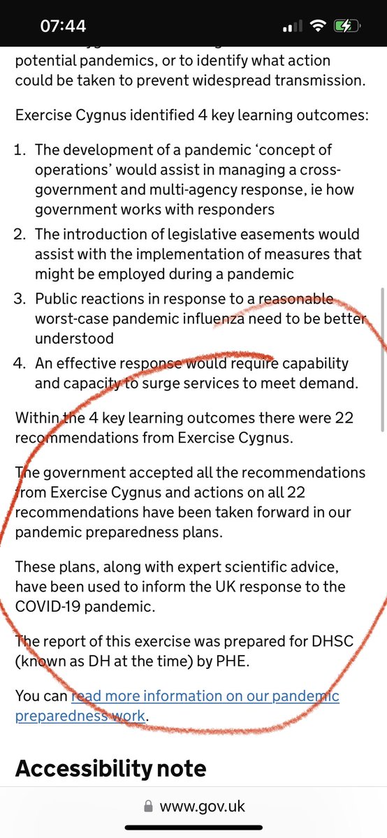 @MichaelRosenYes The point of Cygnus was to identify those areas found lacking but for FLU not SARS gov.uk/government/pub…