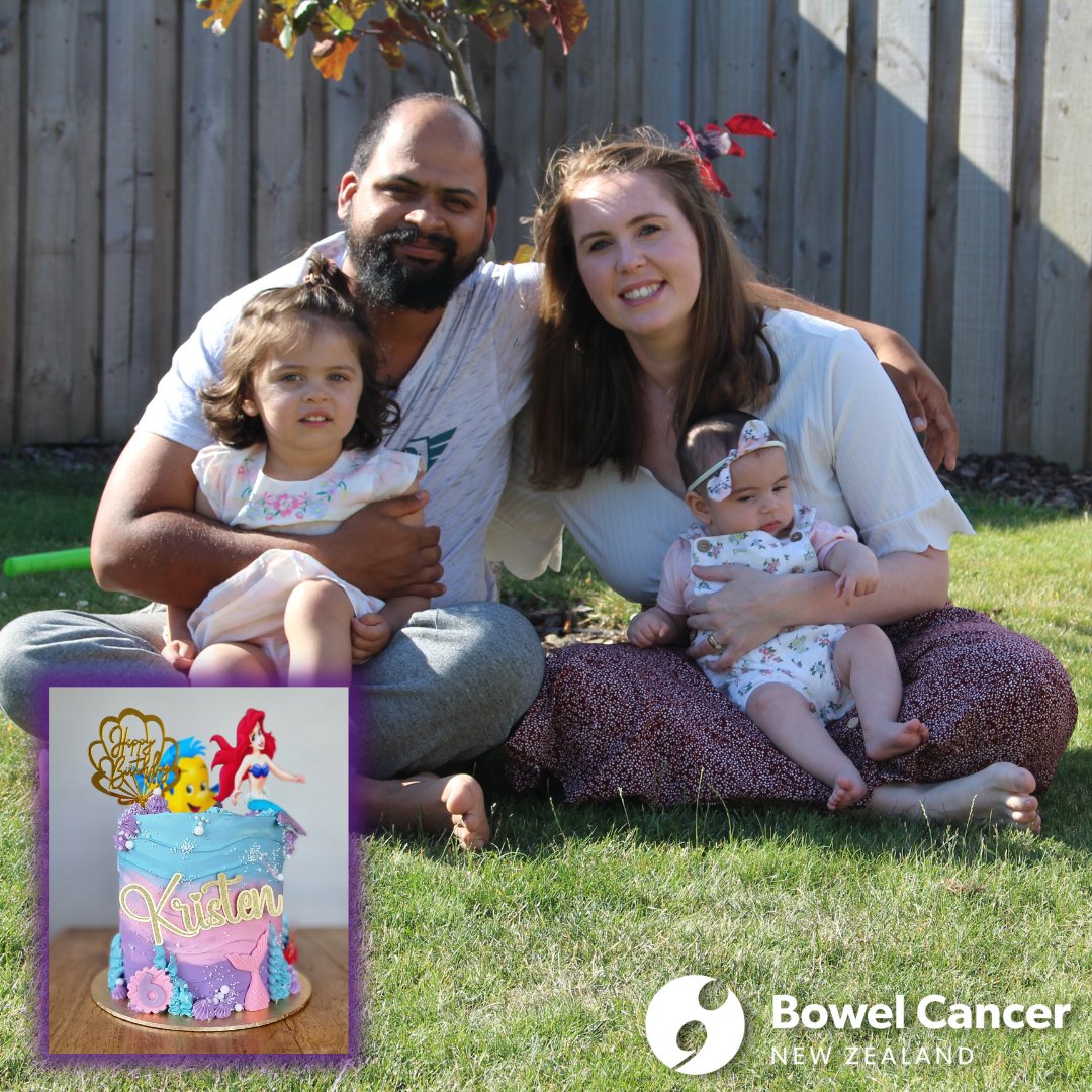 Kassidy Tidswell  is a bowel cancer survivor and cake-maker extraordinaire 🎂 diagnosed with stage 4 bowel cancer aged only 29 - her daughters only 2 months and 20 months old. Kassidy shared the aroha by making a beautiful cake for a fellow bowel cancer patients young daughter💜