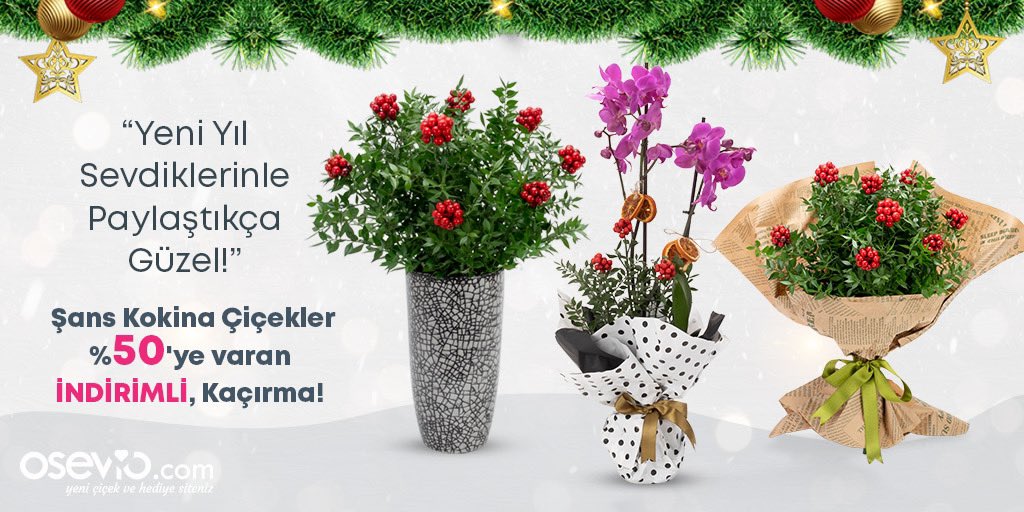 oseviocomm's tweet photo. Ve Kokinalar için Yeni Yılı bekleyemedik! 🥰🙈 Hemen sen de ürünlere göz at, stoklar tükenmeden siparişini oluştur 👉 https://t.co/NAtbrK78Gw #oseviocom #osevioçiçek #onlineçiçek #çiçeksiparişi #çiçeksepeti #yeniyılhediyesi #christmas #kampanya #indirim #onumutluet https://t.co/MbSOhHx6lZ