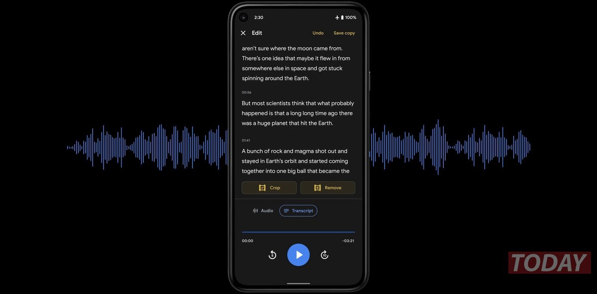 ttoday_it's tweet image. Google Recorder ora distingue lingue diverse mentre registriamo
#googlerecorder 
ℹ️ Info qui ttoday.it/?p=52845
🏷 Tagga una persona interessata
💬 Dai la tua opinione nei commenti