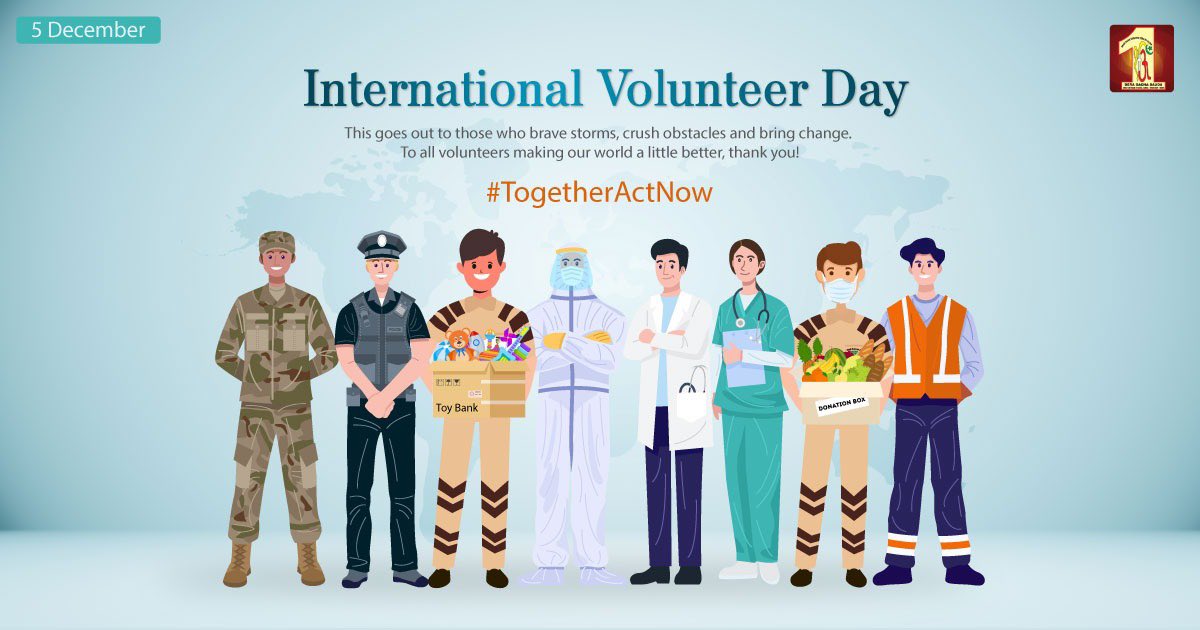 A big thanks to all the volunteers who possess an unwavering spirit of giving and bettering the lives of many. Let's acknowledge the contribution each volunteer makes to the community. #InternationalVolunteerDay
#DeraSachaSauda