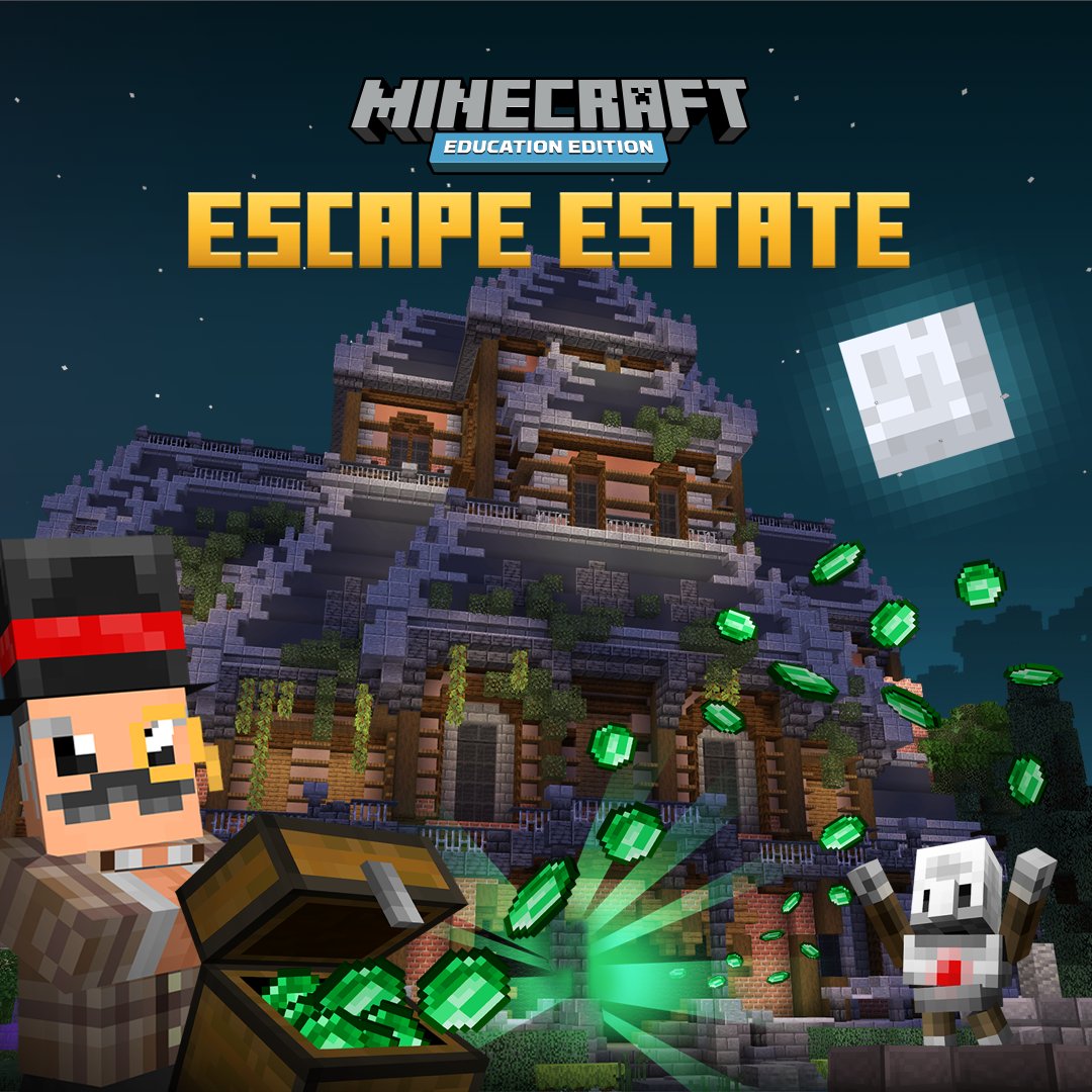 MicrosoftNorge's tweet photo. Lærere og foreldre - hjelp barna med å ta sine første steg mot #Informatikk med et kostnadsfritt #HourofCode-kurs: Escape Estate! 🏚️
Bli med på en morsom kodereise, tilgjengelig for alle: https://t.co/h3a904muST #MinecraftEdu https://t.co/D01HDbKxe0