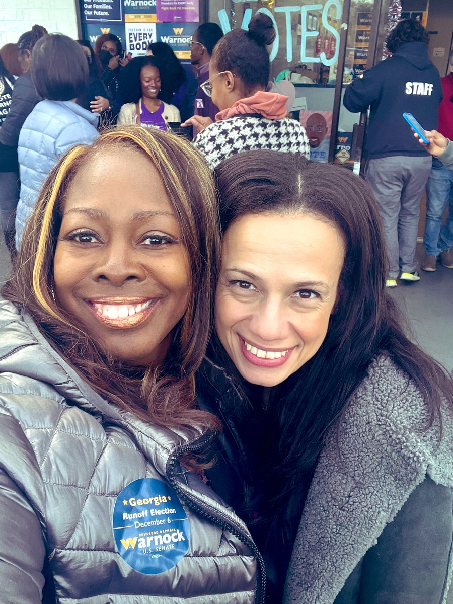 MsLaToshaBrown's tweet photo. I support @ReverendWarnock in my individual capacity! 🗳🗳🗳 Had a great time today speaking at the Women for Warnock rally in Sandy Springs, Georgia. #LetsGoGeorgia #Warnock https://t.co/QRz5vpgR2O