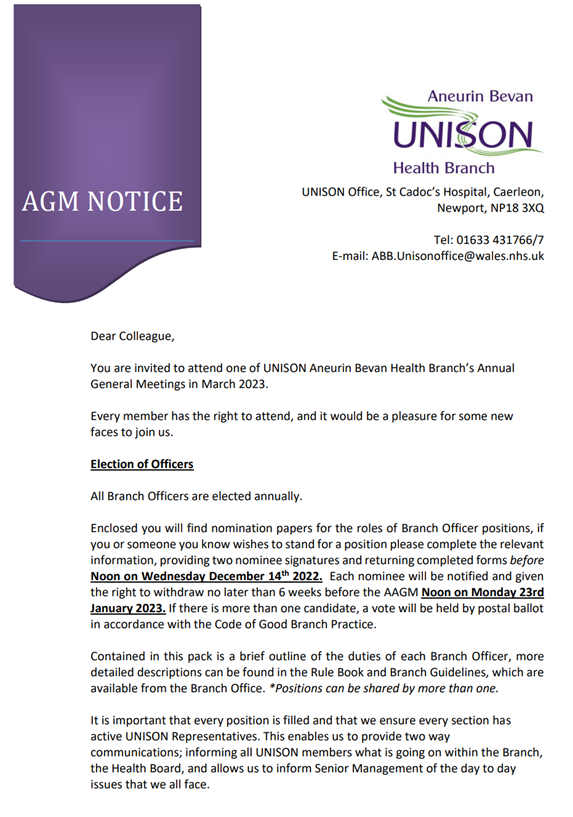 UnisonABH's tweet photo. Our 2023 Annual General Meeting dates have been announced.
(The exact locations will be updated when available).
We would love for you all to attend and be part of your Unison voice!
See our website for further info and to apply:
https://t.co/vPEbJxXXSg https://t.co/w8081bN6Tt