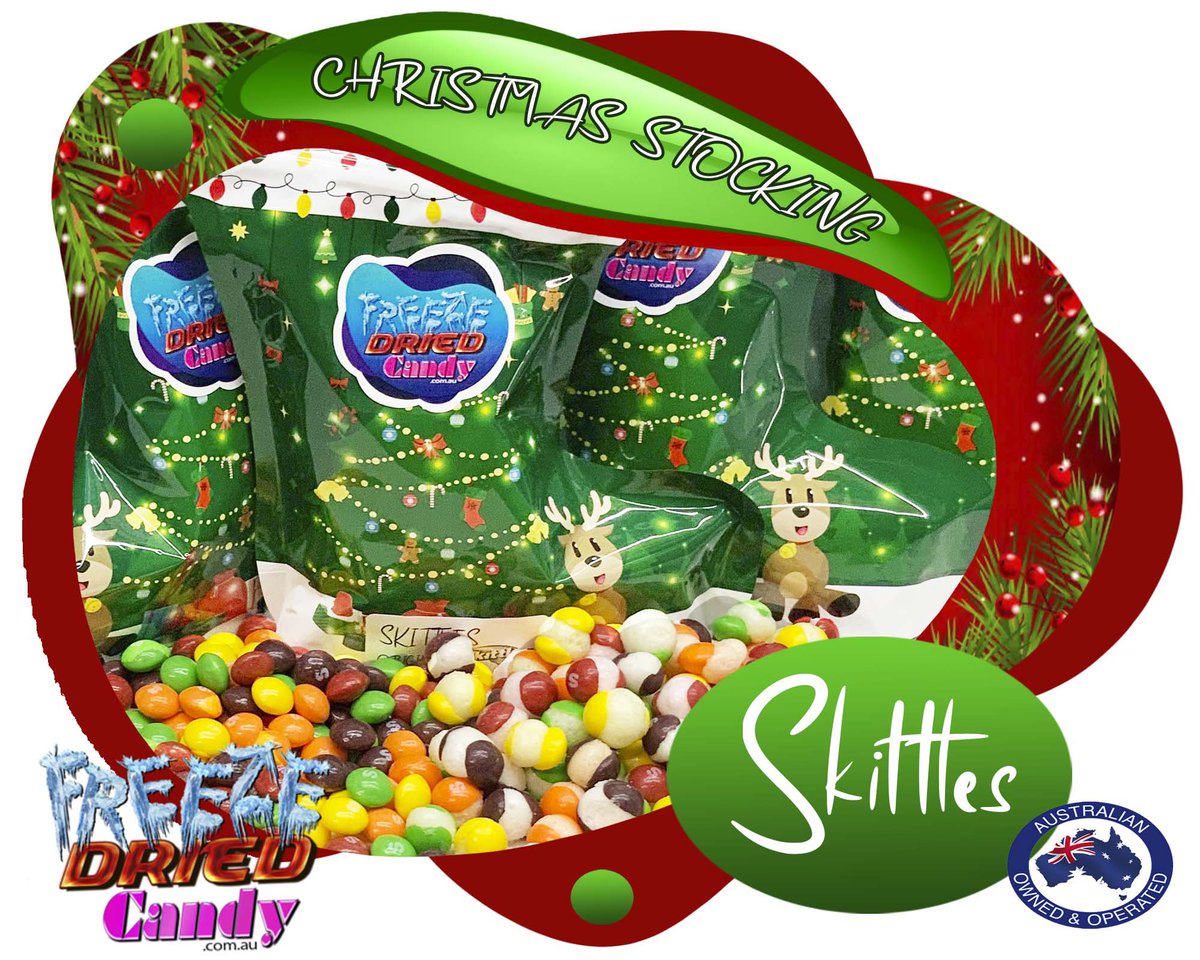 FreezeDryCandy's tweet photo. Things are getting festive in the Freeze Dried Candy Lab.  #freezedriedcandy #freezedriedskittles https://t.co/1Gz07MfEtu