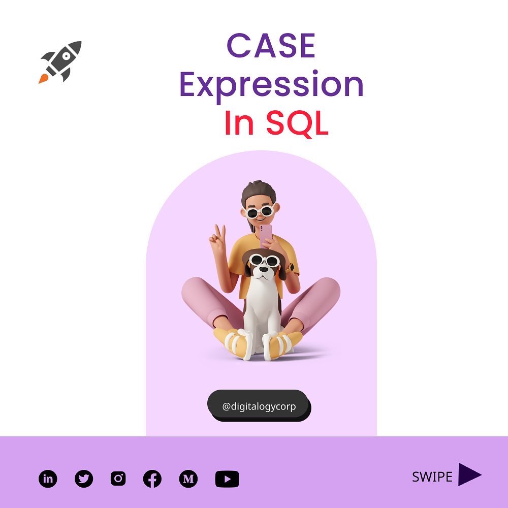 DigitalogyCorp's tweet image. Know about CASE Expression with our latest post 🔥
#sql #sqlinterview #dynamiccoding #programming
#programmer #coding #coder #softwareengineer