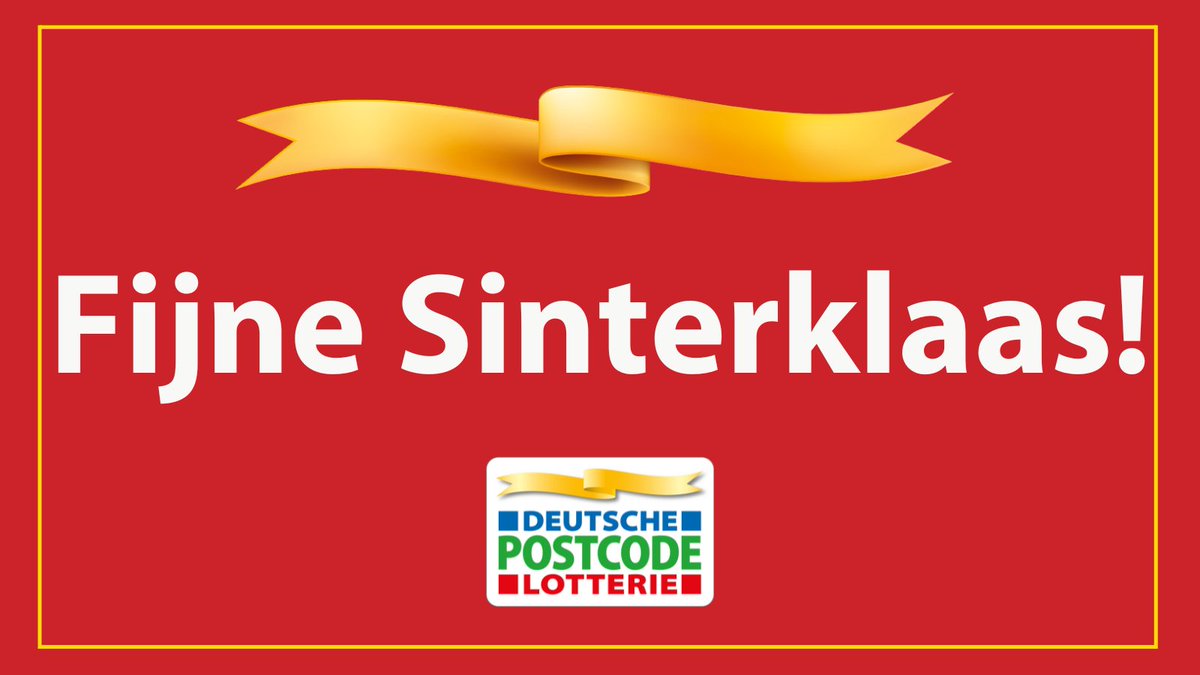 Wusstet ihr, dass der Nikolaus in den Niederlanden schon am 5. Dezember kommt? Wir wünschen unseren niederländischen Kollegen von der @PostcodeLotterij deshalb schon heute: "Fijne sinterklaasfeest!"  🎍