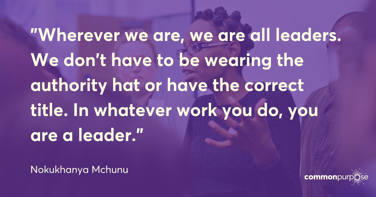 'But, I'm not a leader.' We hear this all the time. You may not be in official '#leadership positions' at work, but how about outside of work? You can be a leader in your community, your family - there are so many ways to lead without a 'title'. commonpurpose.org/blog/archive/o… #Blog