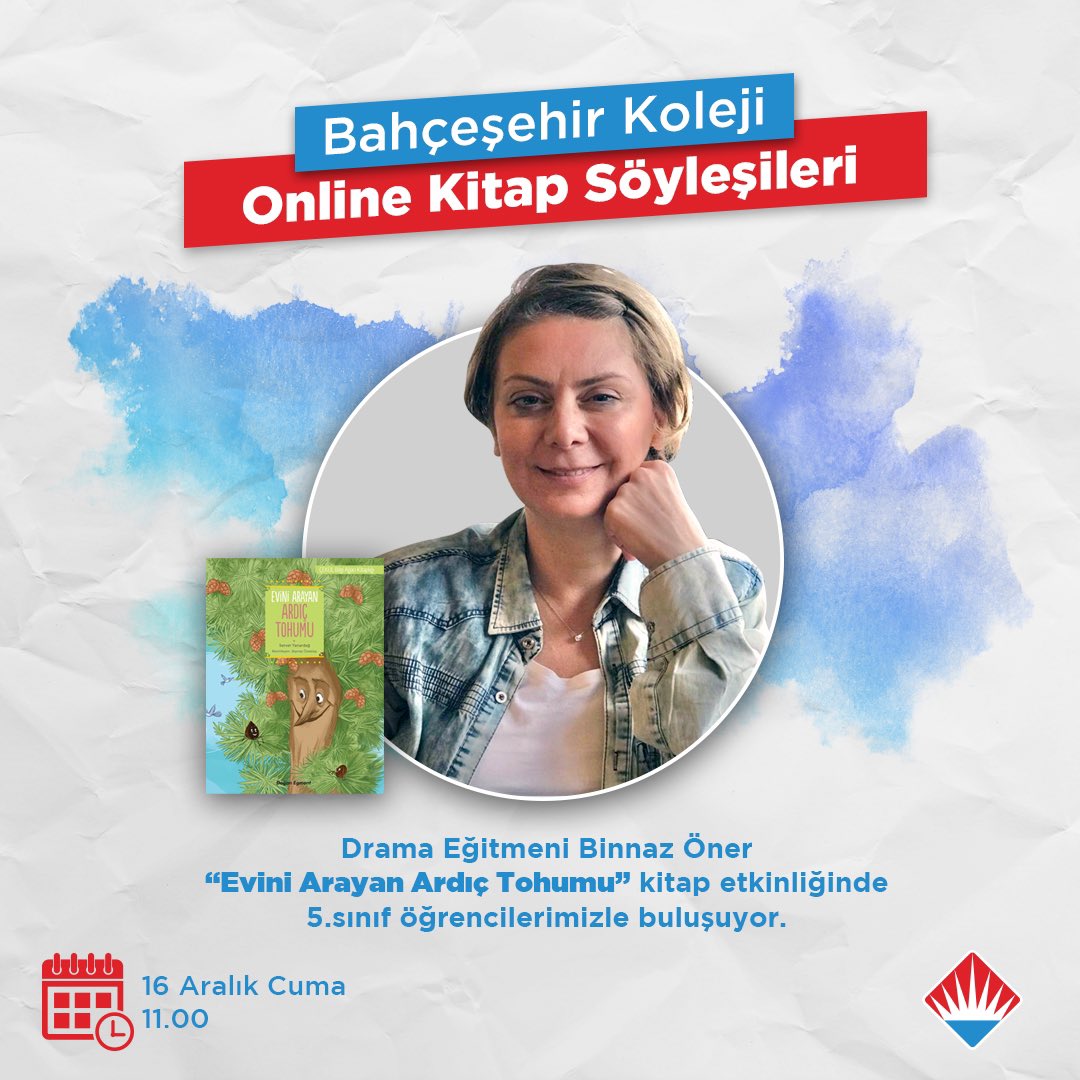 📚Bahçeşehir Koleji “Kitap Söyleşileri”

Drama Eğitmeni Binnaz Öner  “Evini Arayan Ardıç Tohumu” kitap etkinliğinde 5. sınıf öğrencilerimizle buluşuyor.

🗓05 - 19 Aralık 2022

#bahçeşehirkoleji