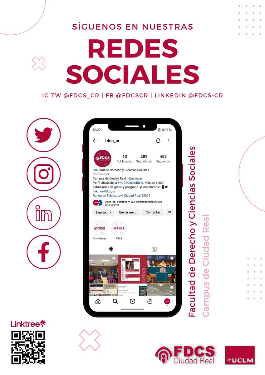 Facultad de Derecho y Ciencias Sociales CR tweet media