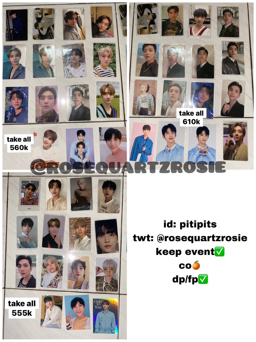pinkfairypetals's tweet photo. [ help rt ❗️❗️❗️]

WTS / WANT TO SELL ( the8 and shua )

📌take all / bundle
📌all good condi! 
📌 keep event
📌 CO via 🍊
📍READY INA (dom TANGSEL)

tag wts wtb wtt seventeen svt photocard poca scoups jeonghan joshua jun hoshi wonwoo woozi the8 mingyu dk vernon seungkwan dino https://t.co/F1bbrbRCV8