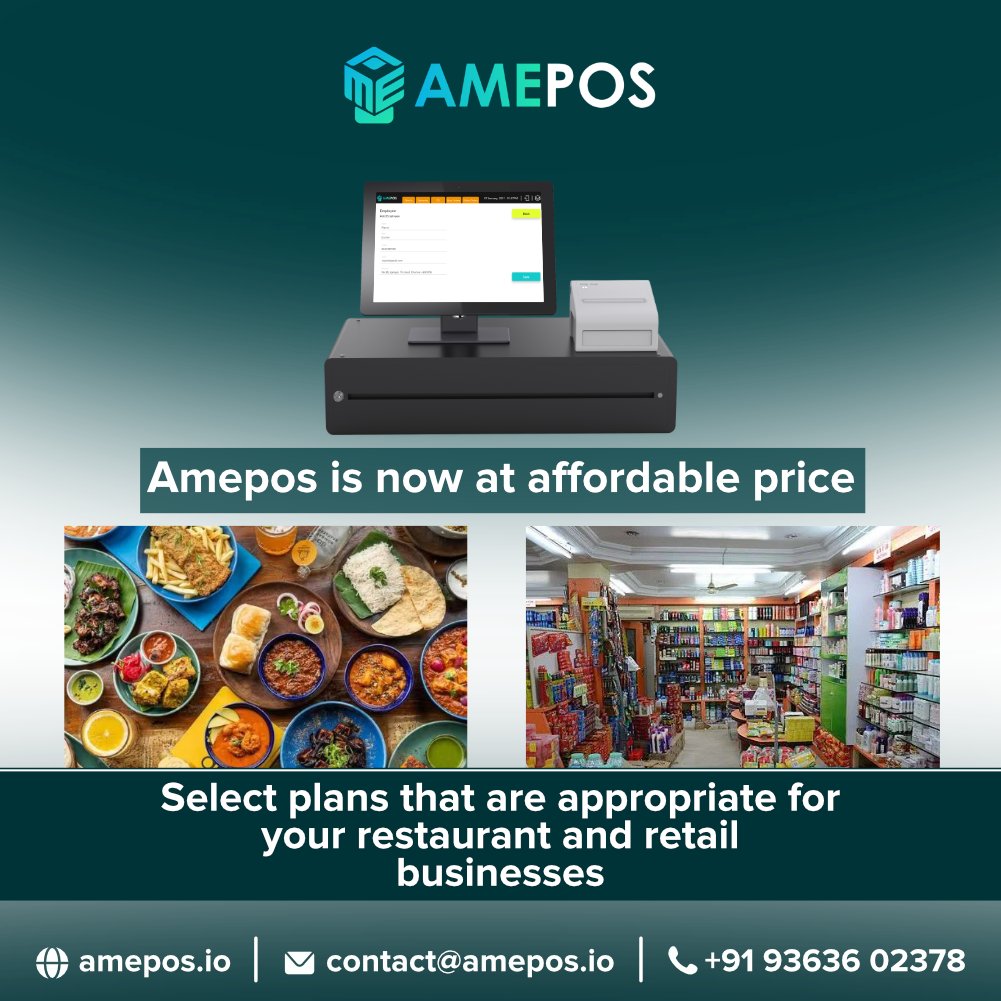 ame_pos's tweet photo. Take your store online with our AMEPOS premium plans. We provide comparatively the best price in the market.
Visit: https://t.co/RUay7TMznu
#pointofsales #retailpos #billingsoftware #retail #restaurant #possoftware #restaurantpos #stockmanagement #cloudstorage #ecommercemobileapp https://t.co/79ZREMrzOo