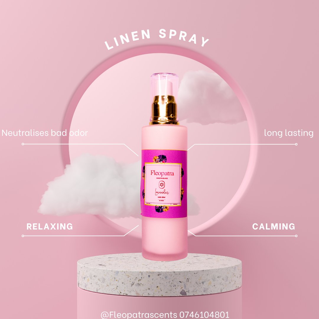 FleopatraScents's tweet photo. Linen Sprays can change the energy of a room from general to really intentional—and not only transform the mood of a room, but your mood as well.... 
use them on your couches, pillows, sheers, curtains 

100ml Ksh 350
250ml  Ksh 450

Whatsapp 0746104801 for orders https://t.co/rdEvGyOrsR