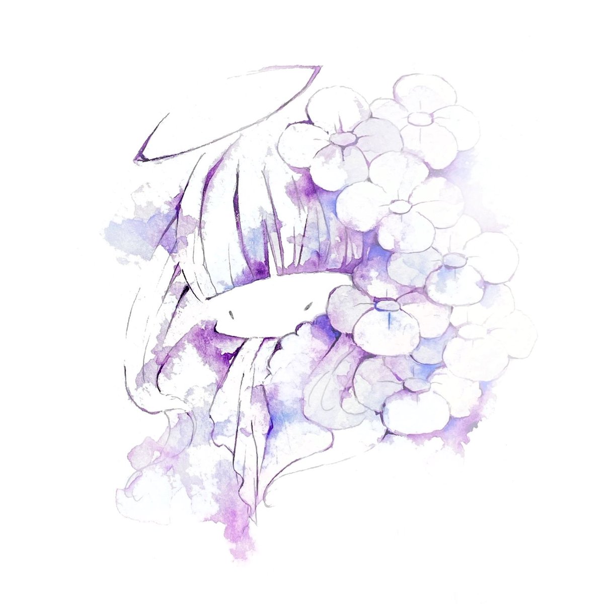 「❁⃘*.゜ 」|晴/作業中のイラスト
