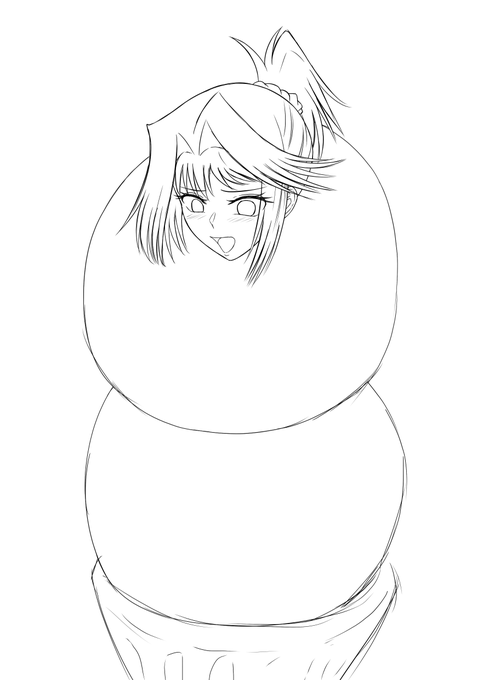 劇場版で自分が持っていたアイスに拘束される杏子。 