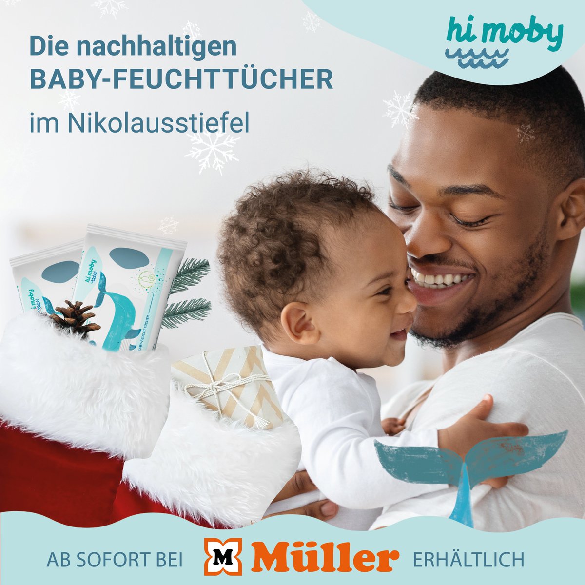 hi moby im Nikolausstiefel 🎅 👢 

Unsere umweltfreundlichen Baby-Feuchttücher sind praktisch verpackt, wodurch sie in jede Tasche und prima in einen Nikolausstiefel passen. 

Wir wünschen euch einen schönen Nikolaustag. 

JETZT bei deinem Müller:
mueller.de/p/hi-moby-feuc…

#lacely