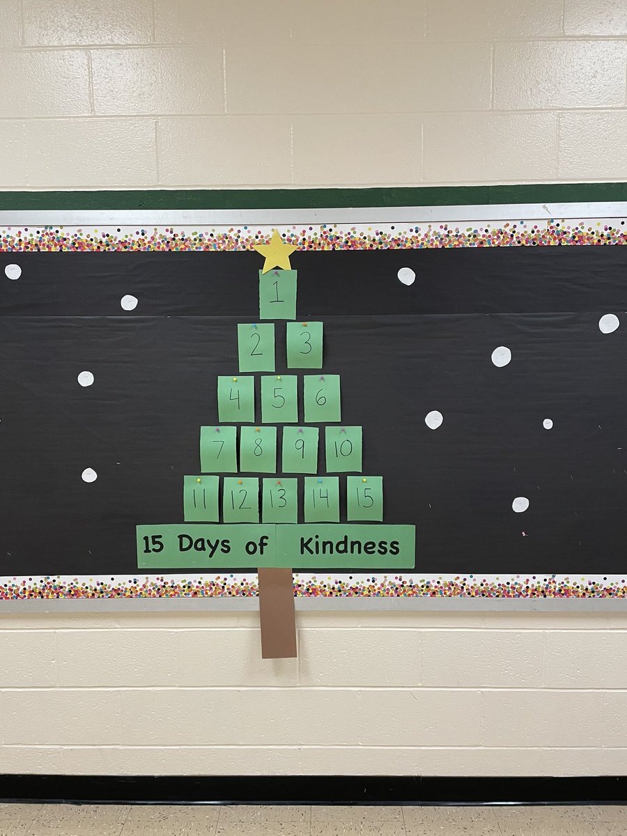 Ms_Cali_OB's tweet photo. Counting down to winter break with a kindness tree! @McDivittSchool https://t.co/clYyMNWGC9